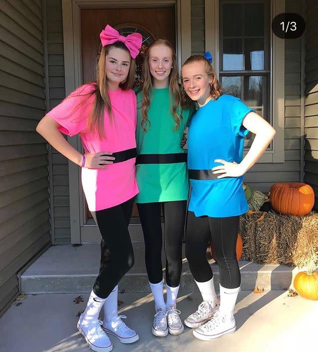 10) Powerpuff Girls T-Shirt Costume