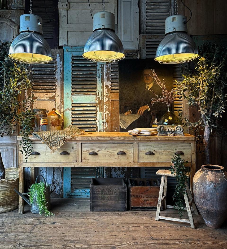 Louisa Grace Interiors sells rustic-chic wares from a Surrey barn (Handout)