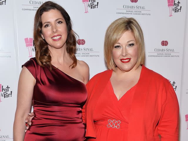 <p>Amanda Edwards/WireImage</p> Wendy Wilson and Carnie Wilson at the What A Pair! Benefit Concert on May 31, 2014 in Beverly Hills, California.