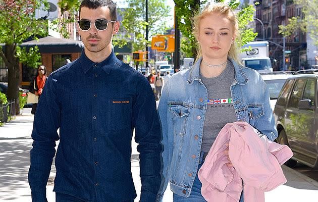 Sophie and Joe have been dating since November, after they were spotted acting cozy at a concert in the Netherlands. Source: Getty
