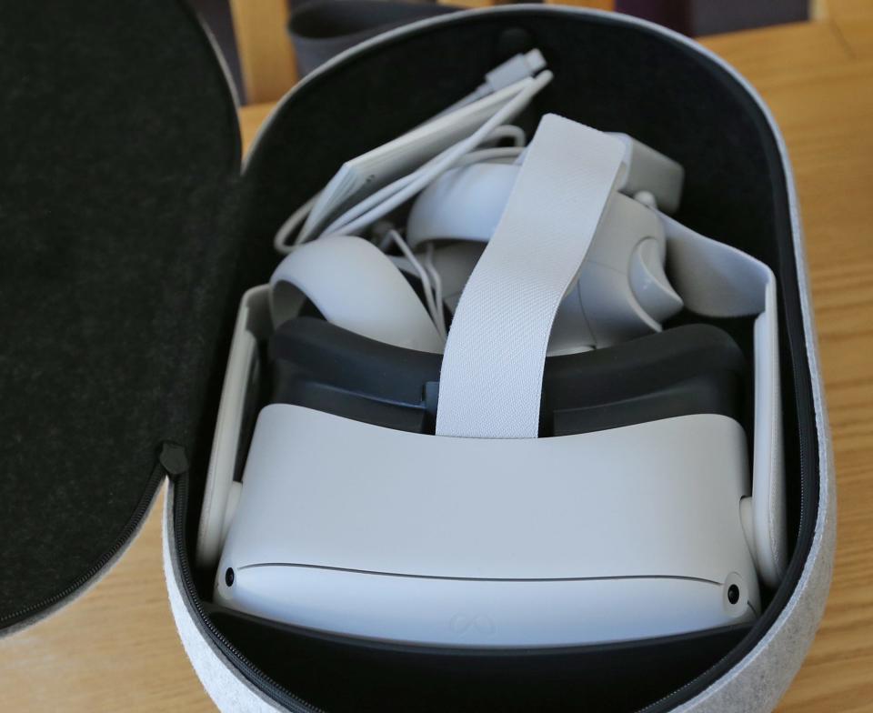 The Oculus Quest VR is one of the items available to borrow at Portsmouth Public Library.