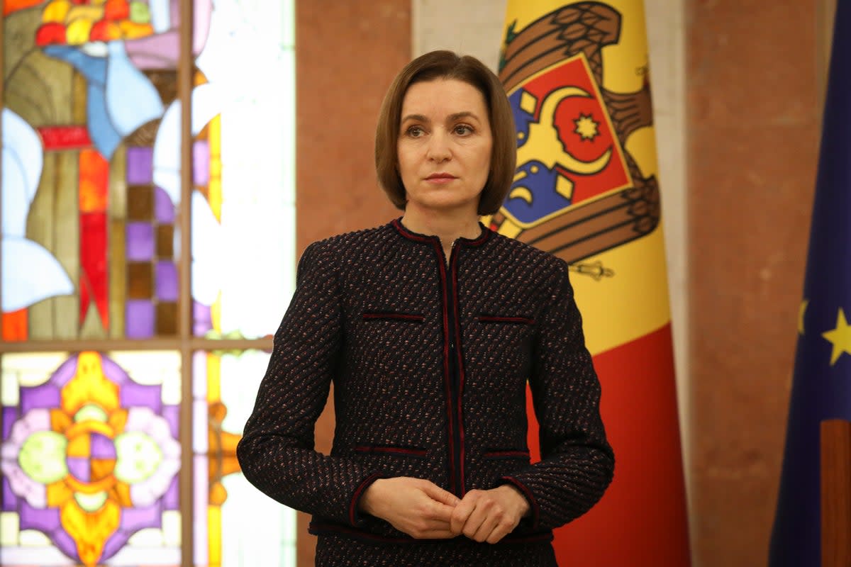 Moldova President Maia Sandu (Copyright 2023 The Associated Press. All rights reserved.)