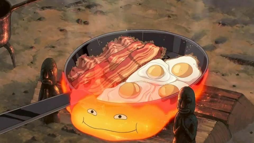 Las películas de Hayao Miyazaki hace muchas representaciones de la comida