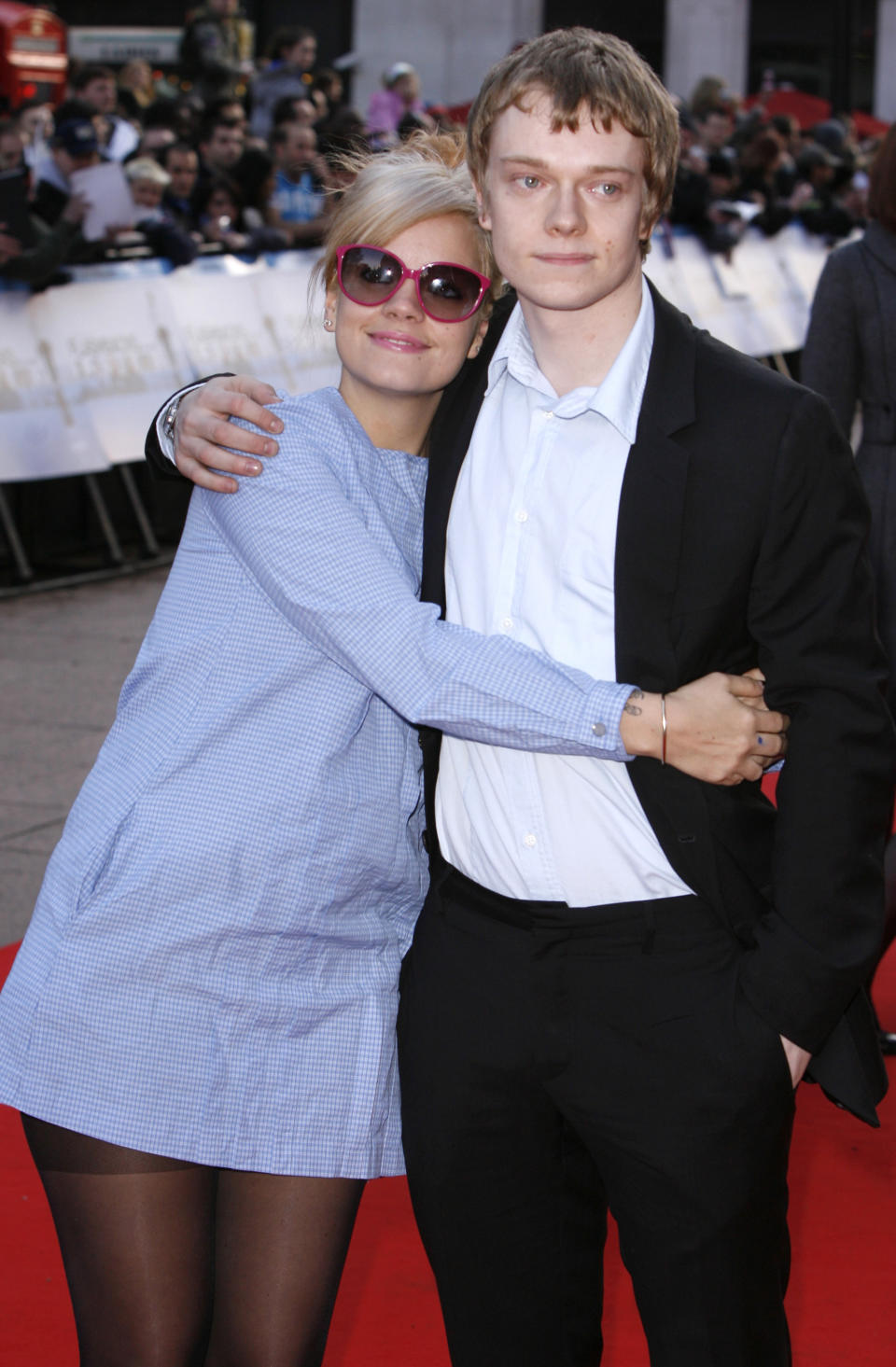 Lily and Alfie Allen arriving at the World Premiere of Flashbacks of a Fool, Empire Cinema, Leicester Square, London.