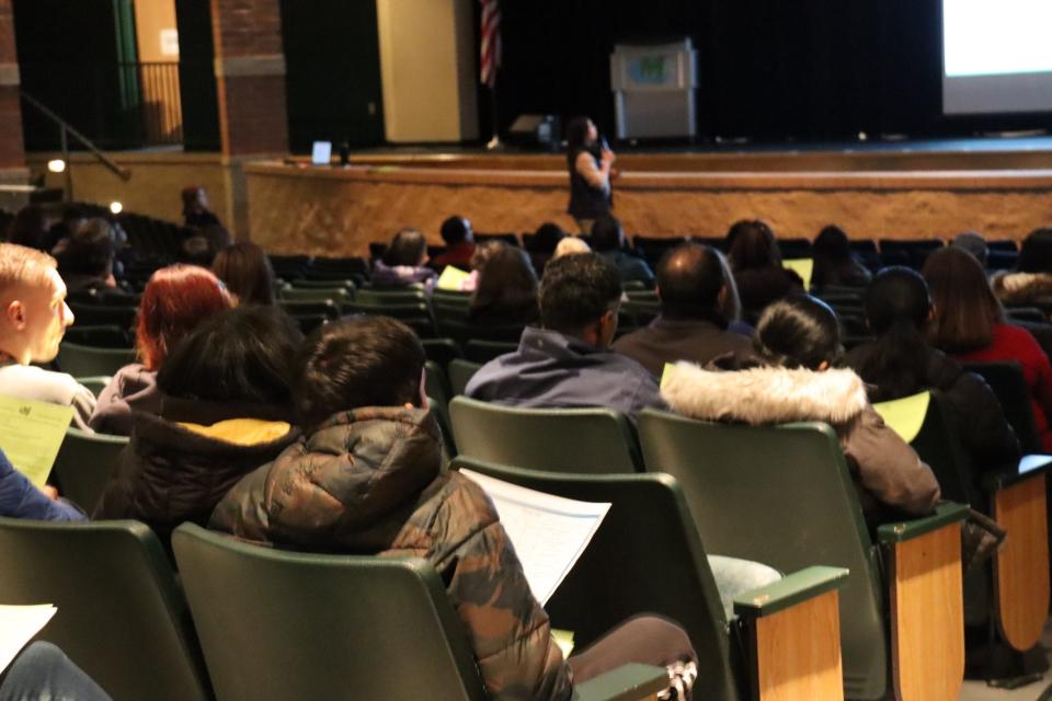 Families attended Mason City Schools' Teaching & Learning Night in late January to learn more about new courses, curricular resources, and curriculum implementation.