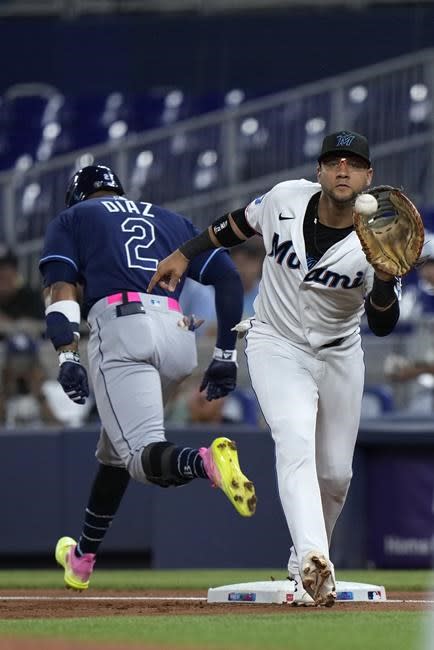 Rays pound Marlins behind homers by Randy Arozarena, Josh Lowe and Isaac  Paredes