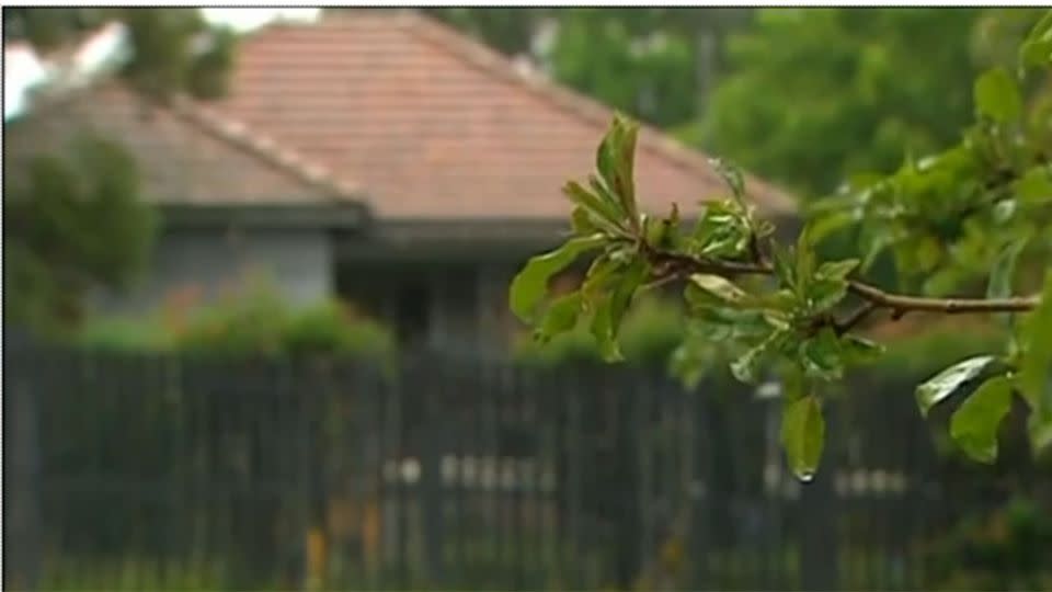 A property in the Blue Mountains that police believe may be the scene of a gang rape three years ago. Photo: Screenshot/7 News