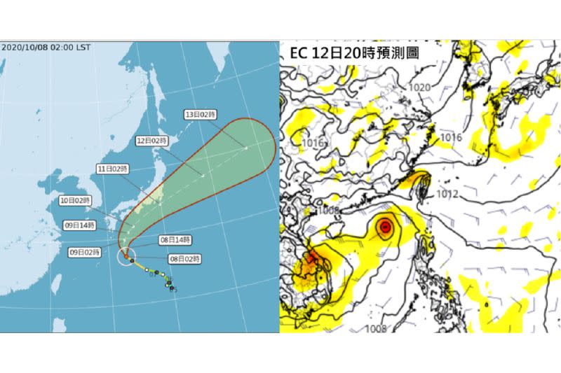 ▲氣象專家吳德榮指出，昌鴻颱風將在日本南方海面大迴轉，不過下周南海還有「熱帶擾動」發展，雖不直接影響台灣，但台灣東側水氣因此增多。（圖／翻攝自《三立準氣象· 老大洩天機》專欄）