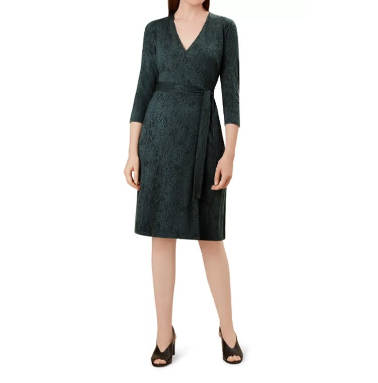 Delilah Snake Print Wrap Dress. (Photo: Bloomingdale's)