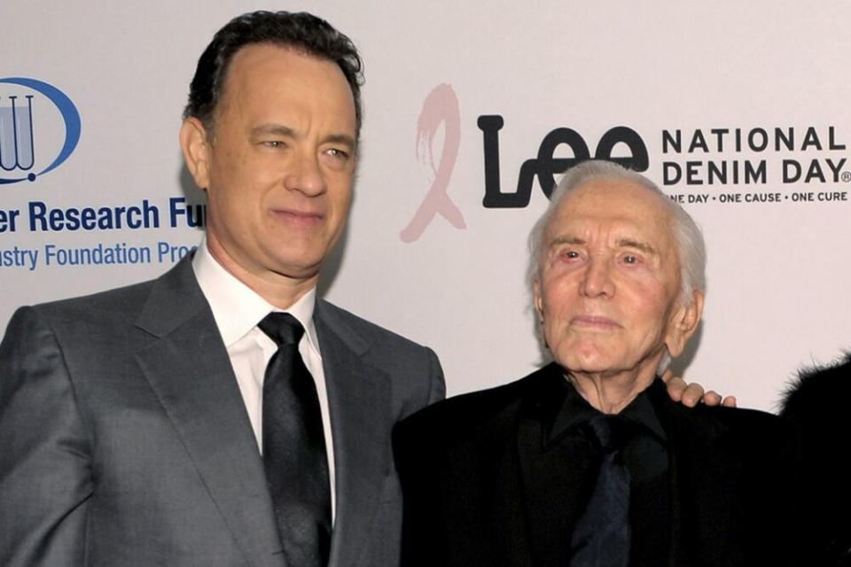 Tom Hanks and Kirk Douglas in 2010 | Michael Buckner/Getty Images