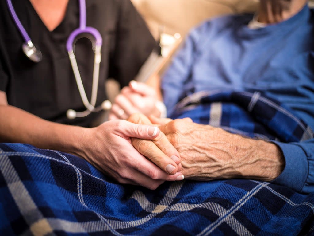 Many patients have had to be cared for by family during their final hours  (Getty)