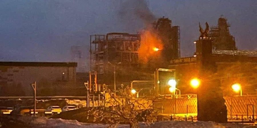 Drone attacks oil refinery in Nizhnekamsk