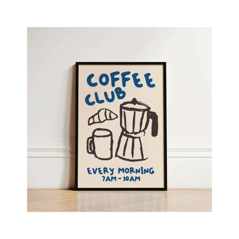 Coffee Club Kitchen Print