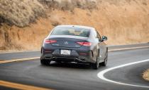 <p>Number for number, the CLS450's performance is practically indistinguishable from the A7's. Both cars leap from zero to 60 mph in 4.4 seconds, both pull 0.93 g on the skidpad, and their 70-to-zero stopping distances are within five feet of each other.</p>