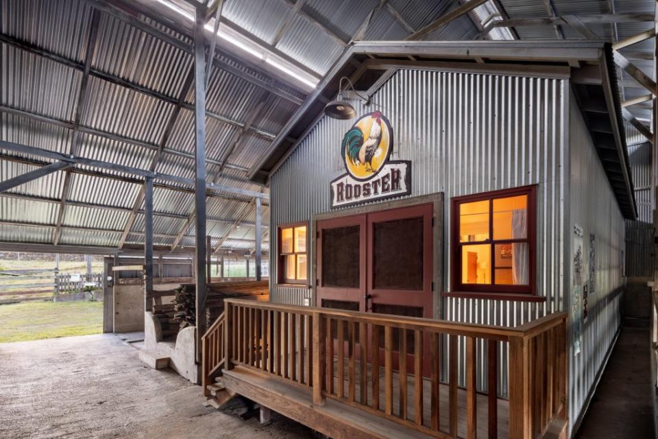 A recording studio built inside one of the barns by a previous owner. Jacob Elliott