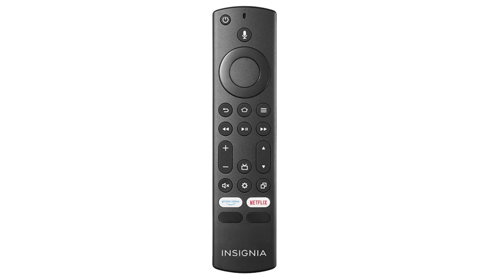 The Insignia TVs come with the popular voice remote control with Alexa. (Photo: Amazon) 