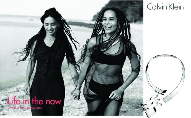 Lisa Bonet and Zoë Kravitz star in the Calvin Klein 2016 watches and jewelry campaign