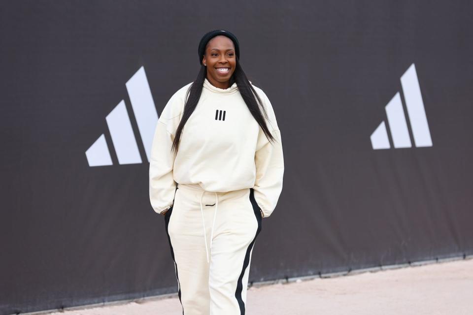 las vegas, nevada february 09 chelsea gray arrives as adidas debuts its brand campaign with a star studded roster of athletes at resorts world las vegas on february 09, 2024 in las vegas, nevada photo by joe scarnicigetty images for adidas