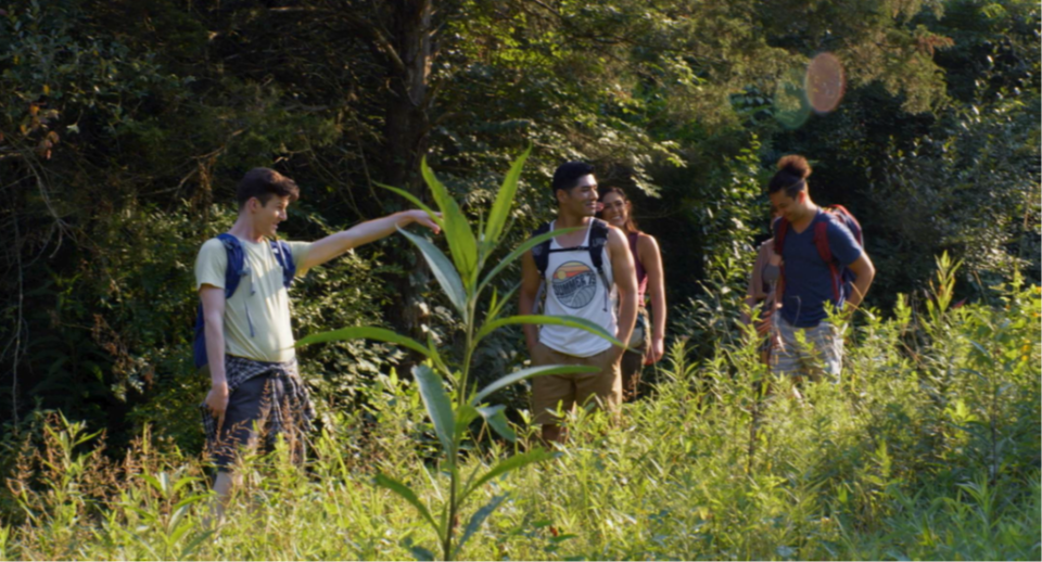 Salem native Andrew Ghai, center, in tank top, is one of the stars of the movie "Always, Lola."