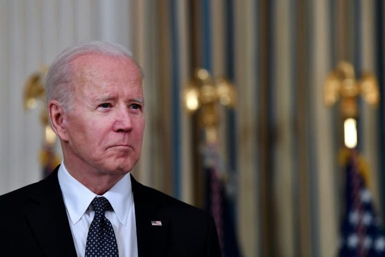 Le président américain Joe Biden, le 28 mars 2022 à la Maison Blanche, à Washington - Nicholas Kamm © 2019 AFP