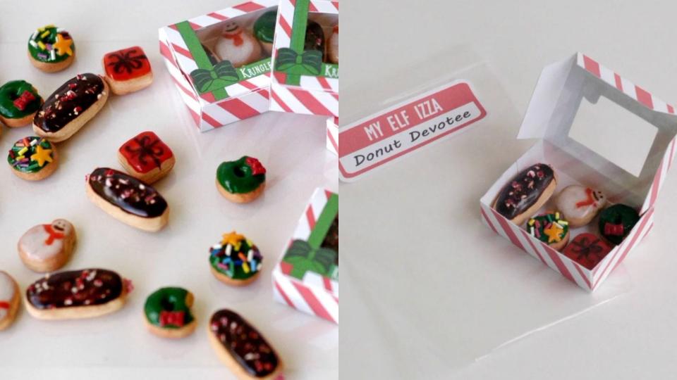 Elves love sugary treats from Kringle Kreme