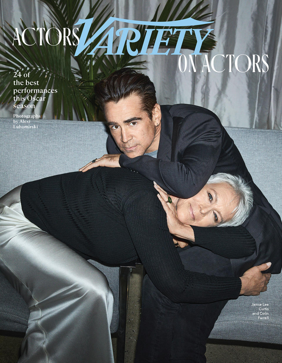 Colin Farrell and Jamie Lee Curtis Variety Actors on Actors Cover 2022