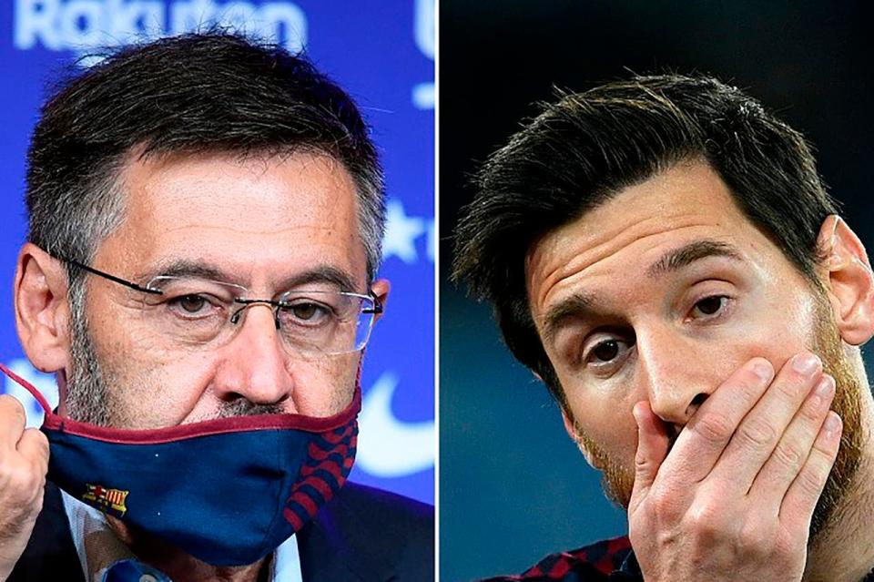 Bartomeu dijo que "no hay razones para dimitir" e insistió en la continuidad de Messi