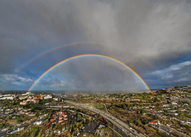 Several rainbows spotted around same time in San Diego County: This is why