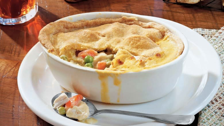 Cracker Barrel chicken pot pie