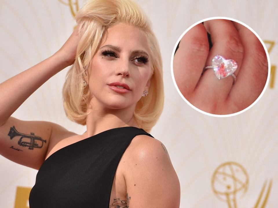 lady gaga engagement ring