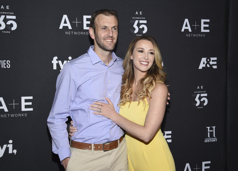 Doug Hehner, left, is opening up about the first time he met his wife, Jamie Otis, on 