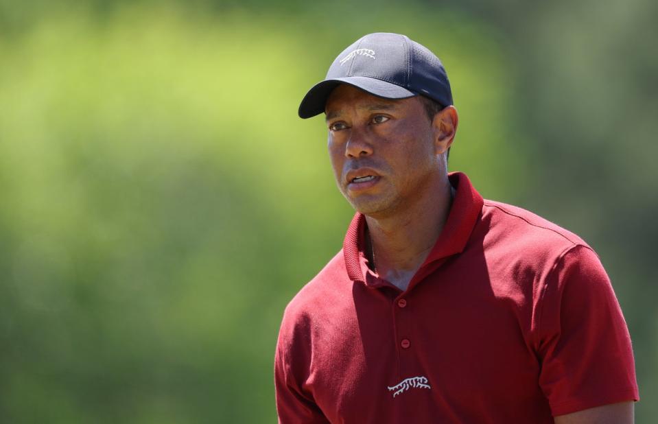 Woods wore his new range at the Masters (Getty Images)