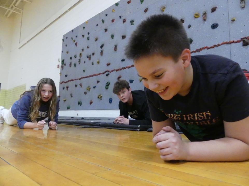 The Mentor Physical Education class at Hamilton Middle School helps students build skills and relationships.