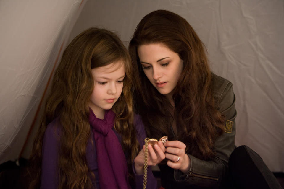 Mackenzie Foy and Kristen Stewart in Summit Entertainment's "The Twilight Saga: Breaking Dawn Part 2" - 2012