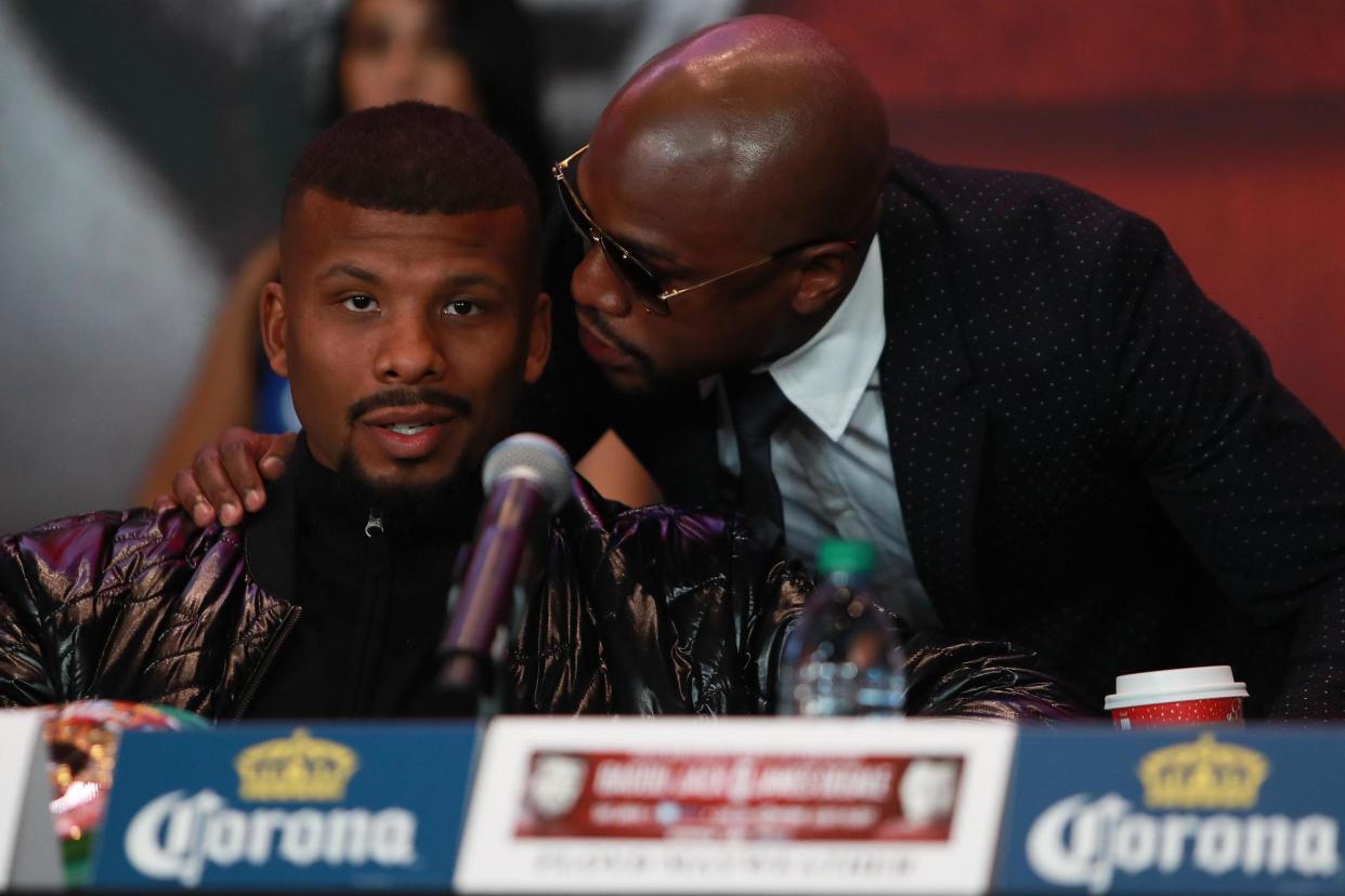 Undercard | Badou Jack (left) with Floyd Mayweather, is one of the names on the schedule: Michael Reaves/Getty Images