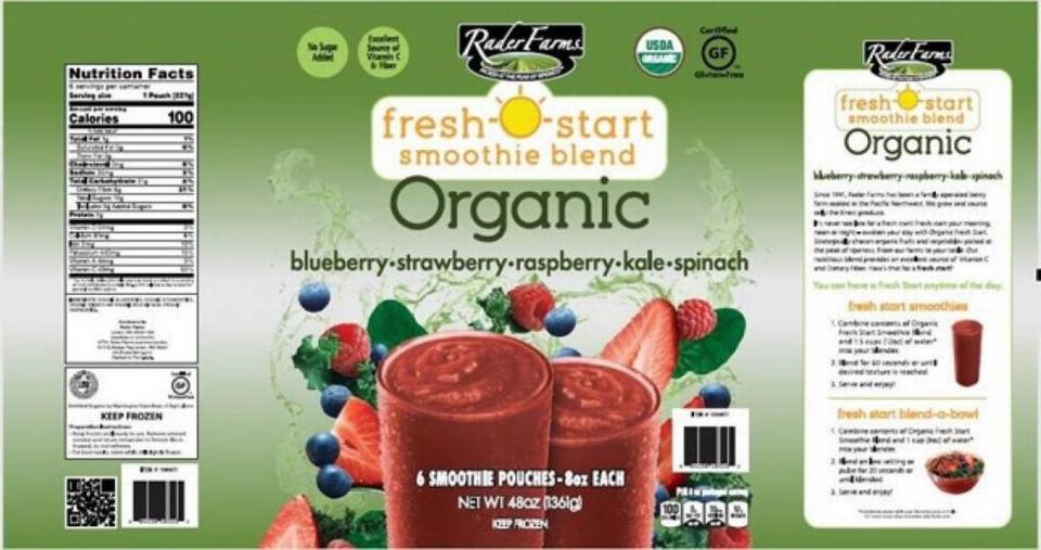 Rader Farms Fresh Start Organic Smoothie Blend