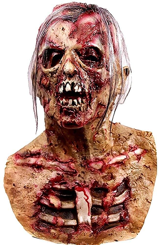 Molezu Scary Walking Dead Zombie Head Mask L