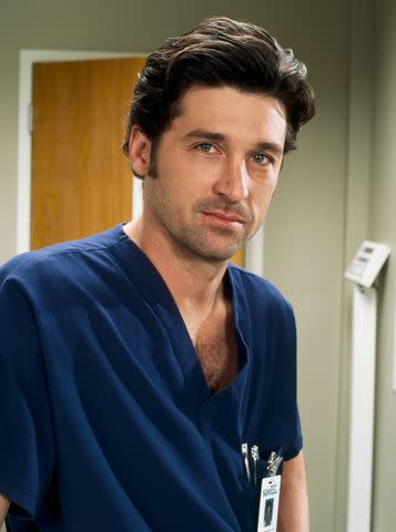 <p>Frank Ockenfels/Disney General Entertainment Content via Getty</p> Patrick Dempsey's hair on Grey's Anatomy