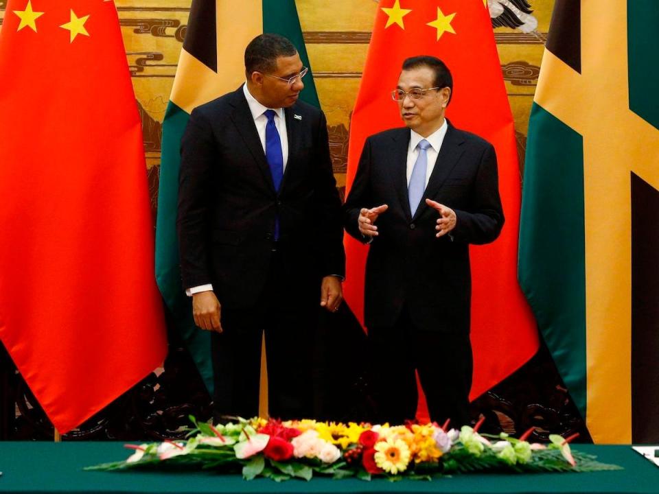 China Li Keqiang Jamaica Andrew Holness