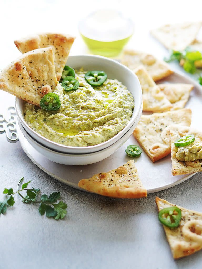 Cilantro Jalapeño Hummus