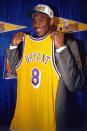 A standout athlete as a teen at Lower Merion High School, Bryant decided to enter the NBA straight out of 12th grade. He was the 13th overall pick in the 1996 NBA Draft, by the Charlotte Hornets, who traded his draft rights to the Los Angeles Lakers in a prior agreement.