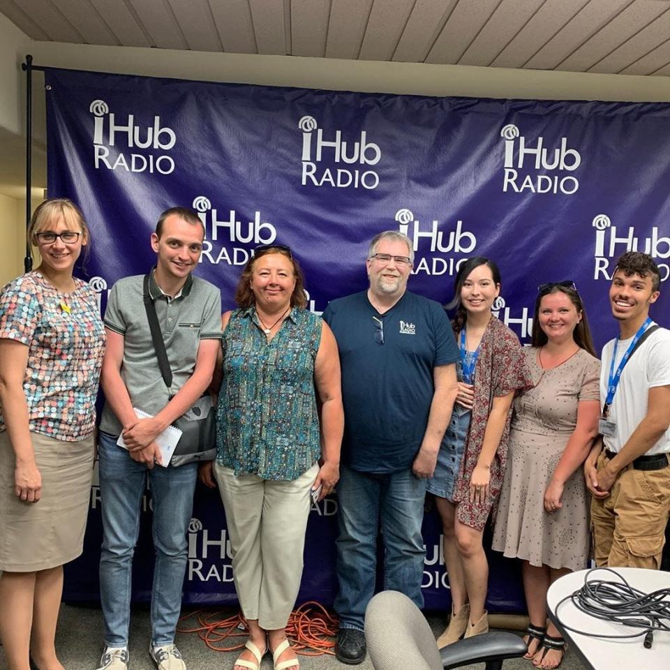 John McMullen, center, shut down iHub Radio due to challenges encountered during the pandemic.