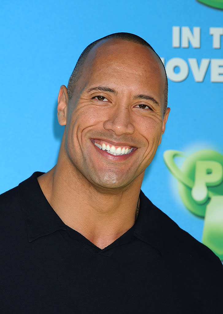 Planet 51 LA Premiere Dwayne the Rock Johnson