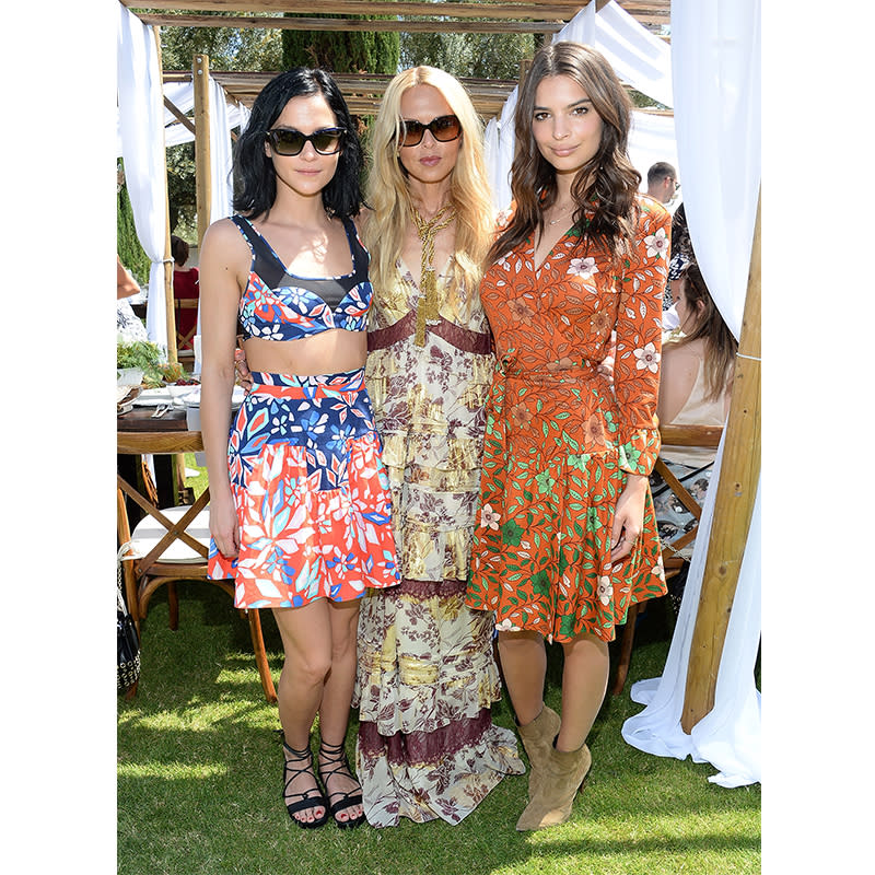 In Diane Von Furstenberg With Rachel Zoe And DJ Leigh Lezark