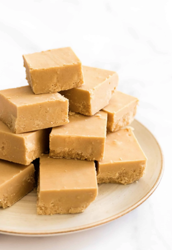 <p>Dish by Dish</p><p>The simplest microwave peanut butter fudge ever! Just 3 ingredients and 5 minutes of hands-on time to get a creamy, decadent fudge.</p><p><strong>Get the recipe: <a href="https://www.dishbydish.net/microwave-peanut-butter-fudge/" rel="nofollow noopener" target="_blank" data-ylk="slk:Microwave Peanut Butter Fudge;elm:context_link;itc:0;sec:content-canvas" class="link ">Microwave Peanut Butter Fudge</a></strong></p>