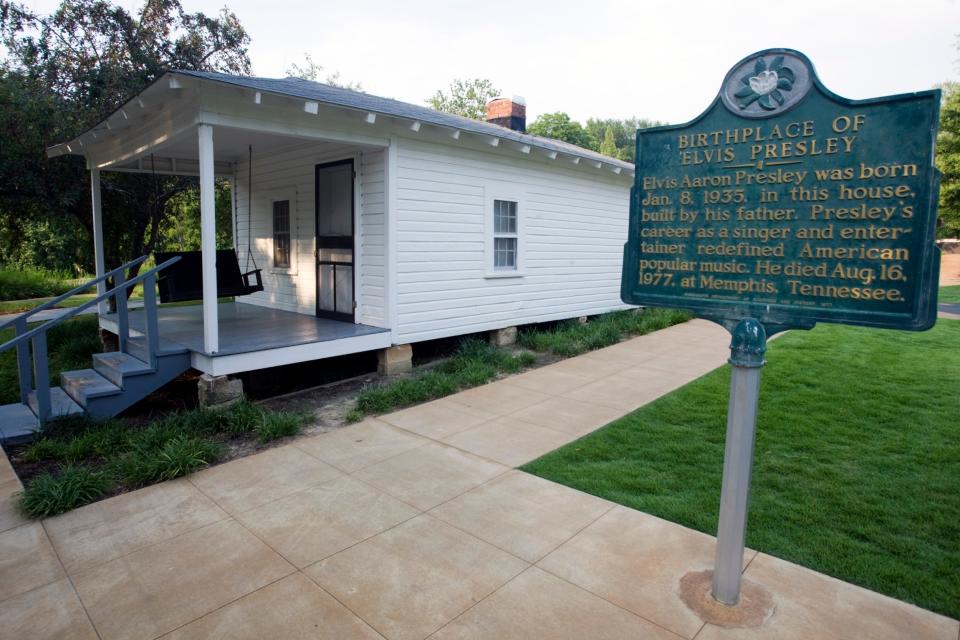Stop by the birthplace of Elvis