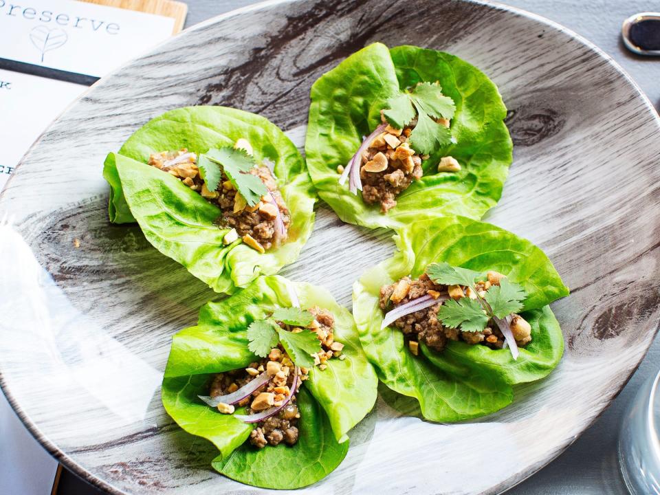 Lettuce wrap.