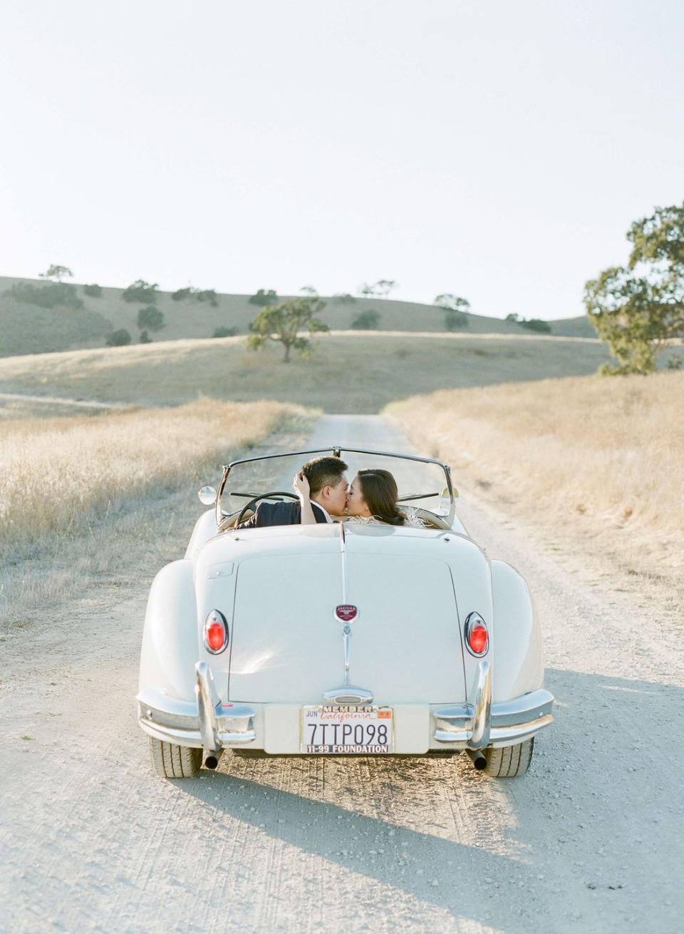 <p>For a nod to tradition, plan a confetti, rice, or sparkler-flying getaway at the end of the night or just after your ceremony, and have a vintage car whisk you off to your reception, after party, hotel suite, or (perhaps the most traditional)—to the airport for your honeymoon.</p>