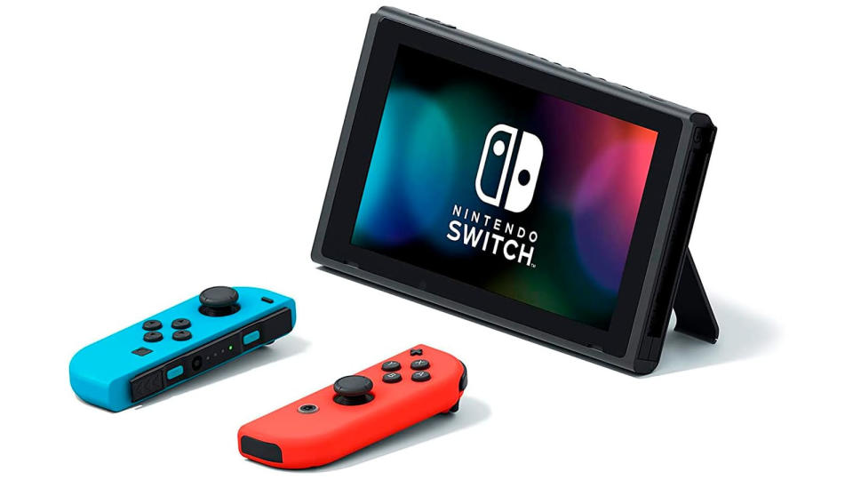 La consola Nintendo Switch con los Joy-Con separados - Imagen: Amazon México