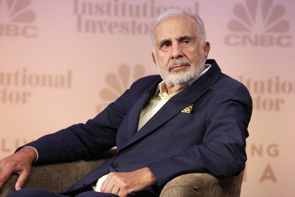 Carl Icahn, at an event organized by CNBC in New York.  (Photo: Heidi Gutman/CNBC/NBCU Photo Bank/NBCUniversal via Getty Images)